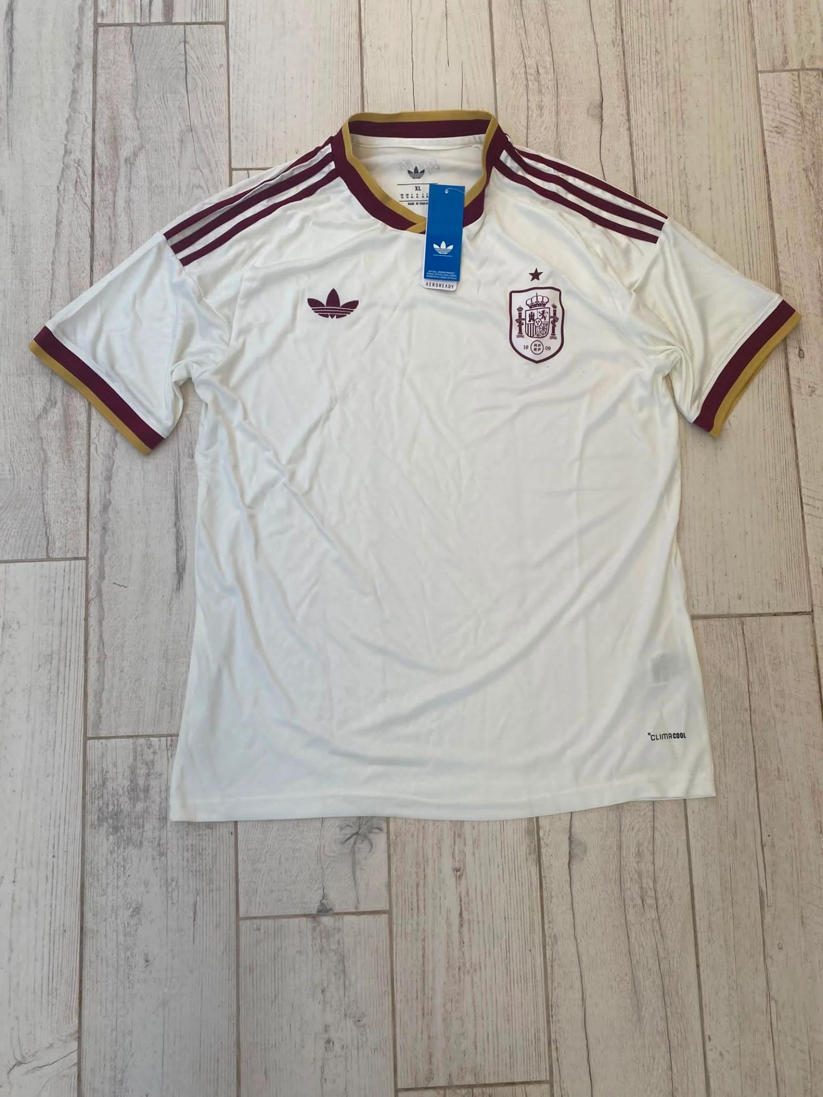 Camiseta Espanha Branca 2026 Mundial – photo 2